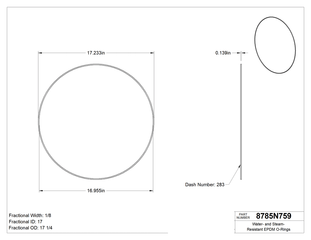 Technical drawing - 8785N759